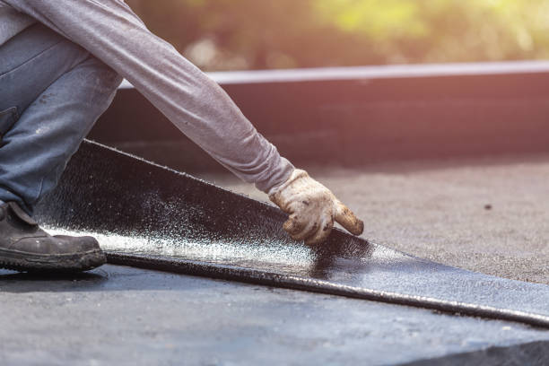 Professional Emergency Waterproofing technician working in Marinette, WI